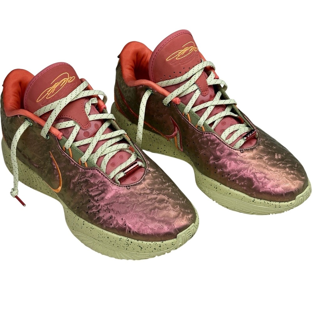 Nike LeBron‎ Witness 7 VII Basketball Shoes Bronze Eclipse Coral Sneakers